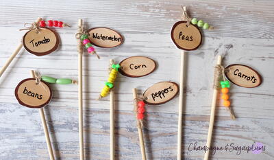 Easy Garden Markers For Kids To Make