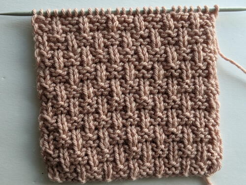 Rebar Knit Stitch