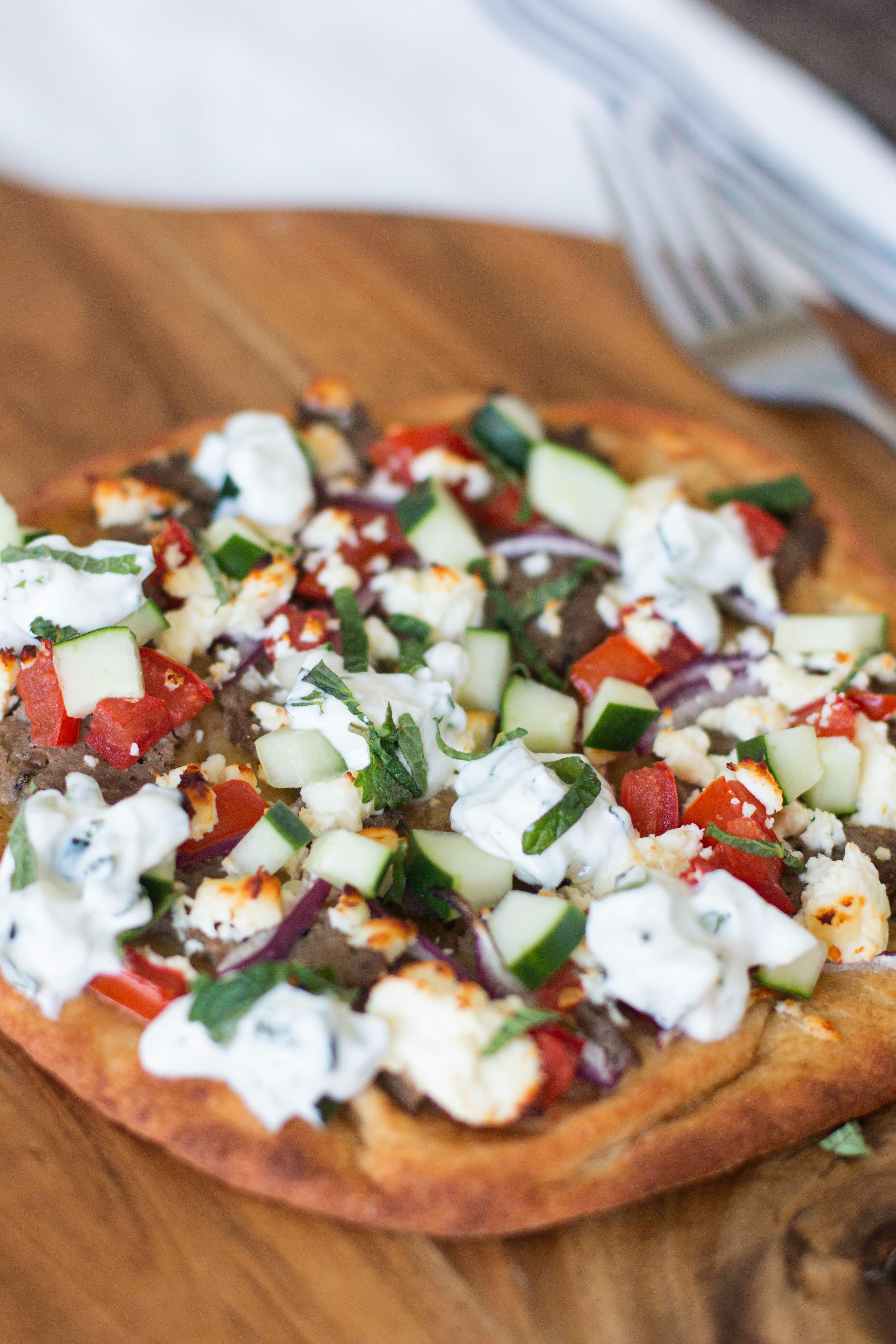 Gyro Pizza Recipe. Delicious Use For Leftover Gyro Meat ...
