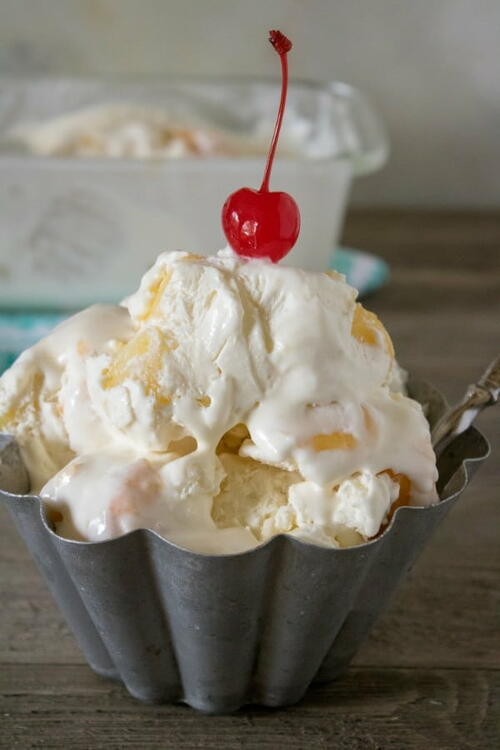 Homemade Tropical Ice Cream