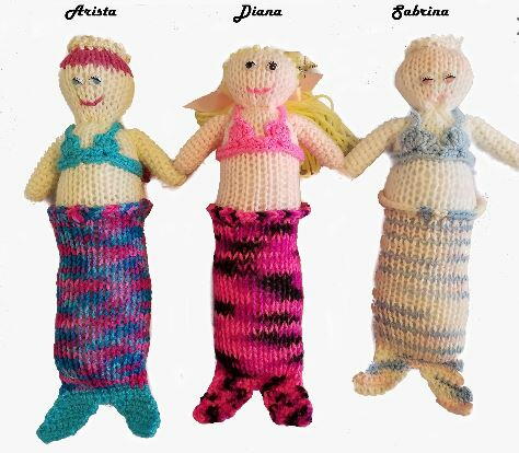 Mermaid Doll Pattern For Addi Pro Knitting Machine