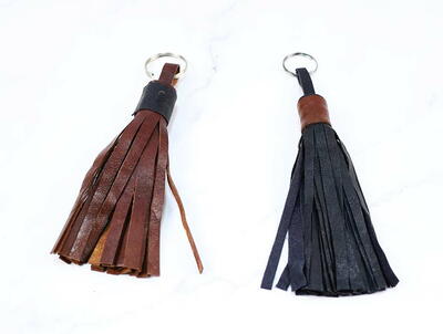 Make A Gorgeous Leather Tassel