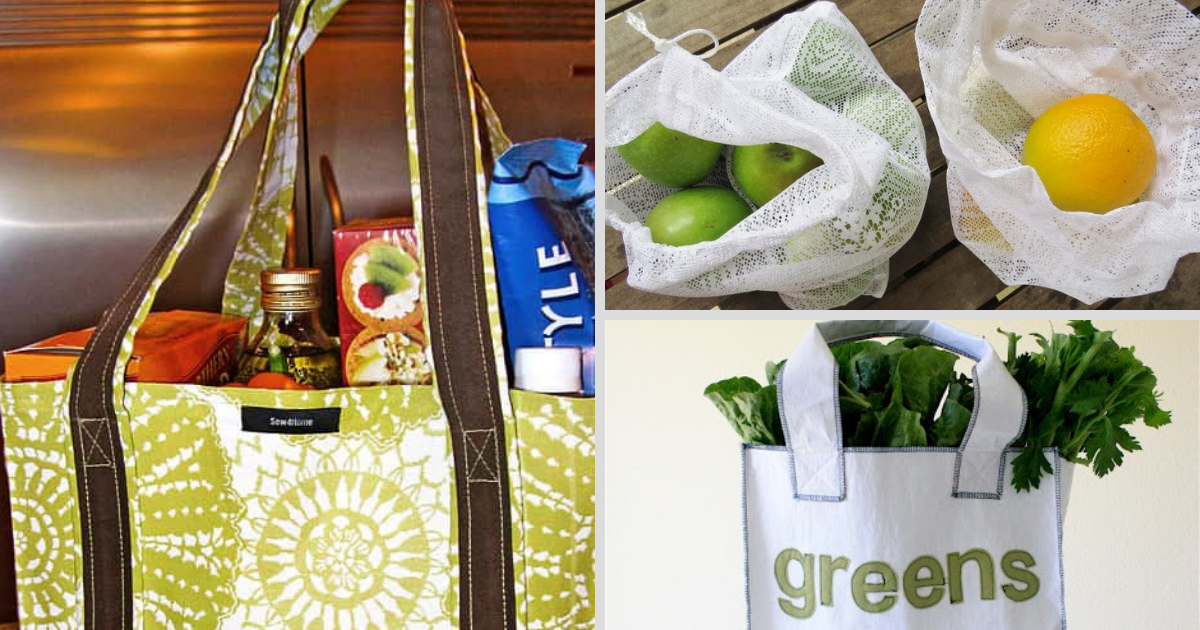 14+ Reusable Grocery Bag Patterns