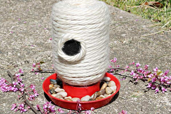 Diy Mason Jar Bee Feeder