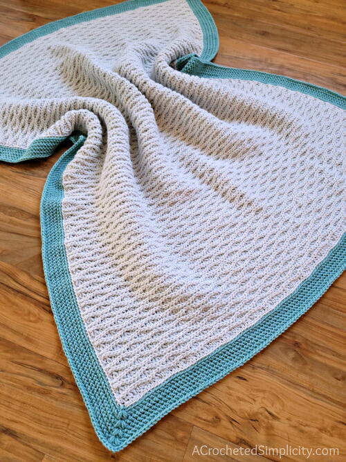 Triple Textures Afghan