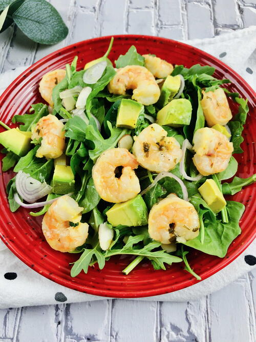 Shrimp Avocado Salad Recipe With Citrus Dressing