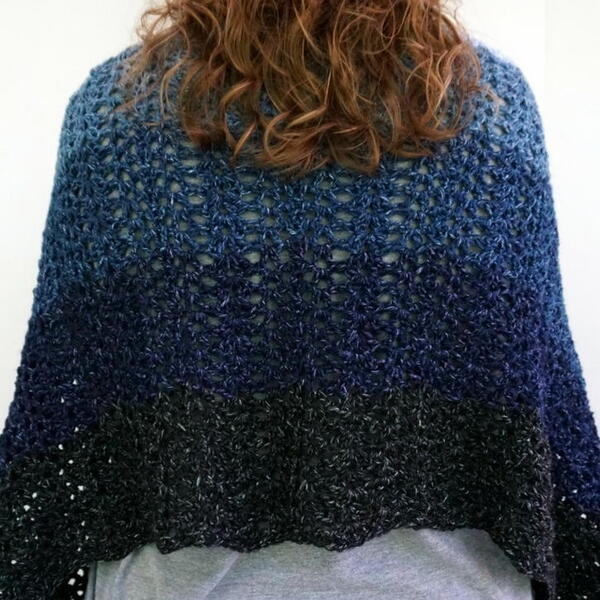 Denim Ombre Wrap