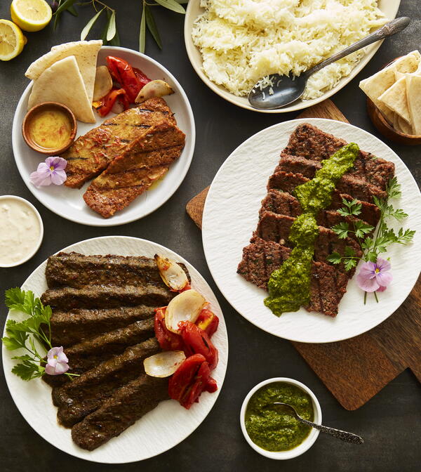 Lebanese Kofta Kebabs with Tahini Sauce