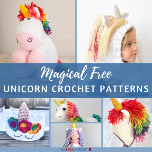 9 Magical Free Crochet Unicorn Patterns