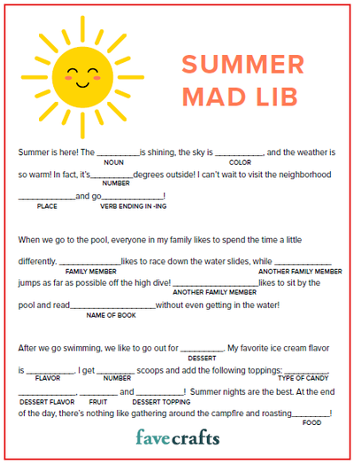 Printable Summer Would You Rather Questions For Kids