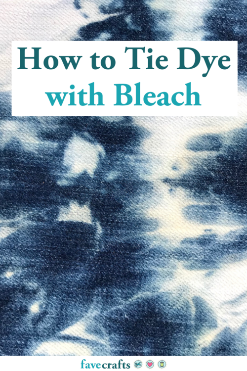 How to Tie Dye with Bleach | FaveCrafts.com