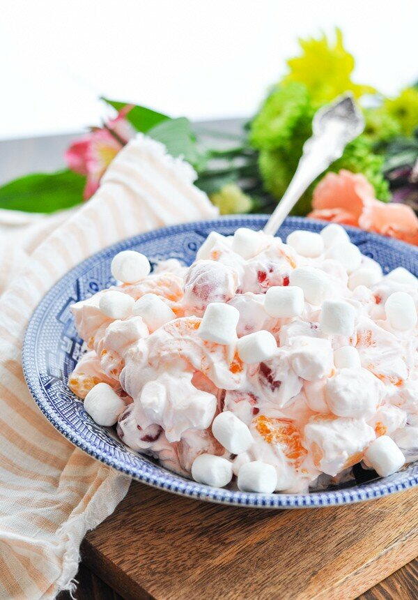 Pink Ambrosia Salad | RecipeLion.com