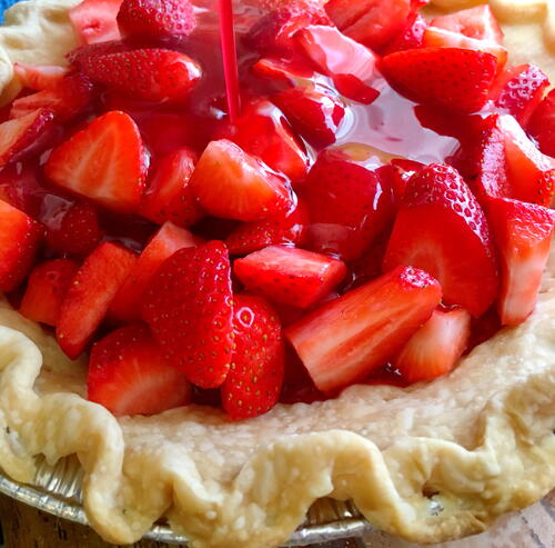 Easy Fresh Strawberry Pie 4645