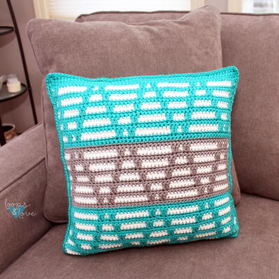 Mosaic Triangles Pillow