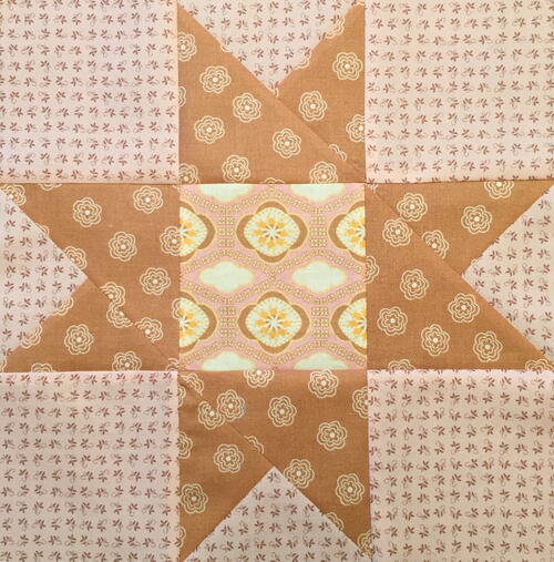 Variable Star Quilt Block