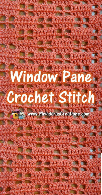 Window Pane Crochet Stitch Pattern