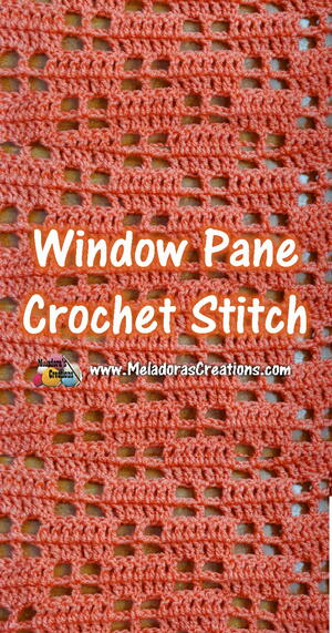 Window Pane Crochet Stitch Pattern