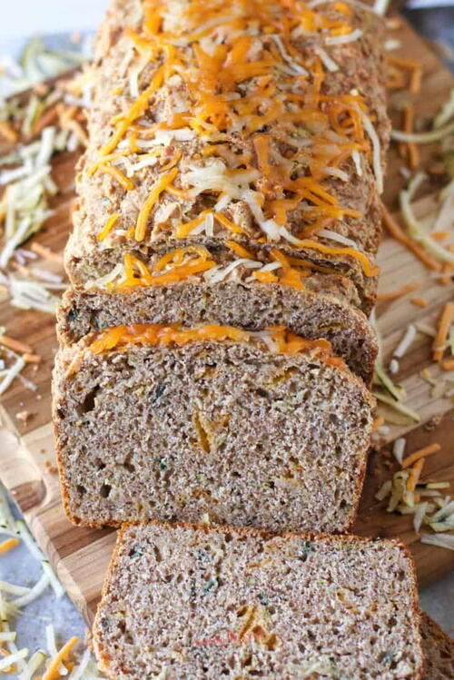 Whole Wheat Savory Zucchini Bread