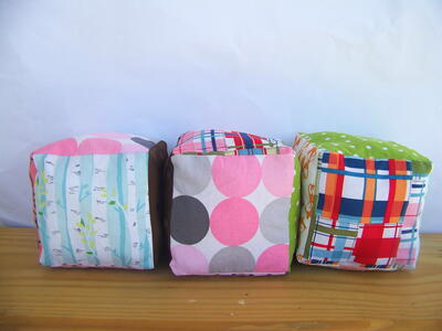 Fabric Baby Blocks Sewing Pattern