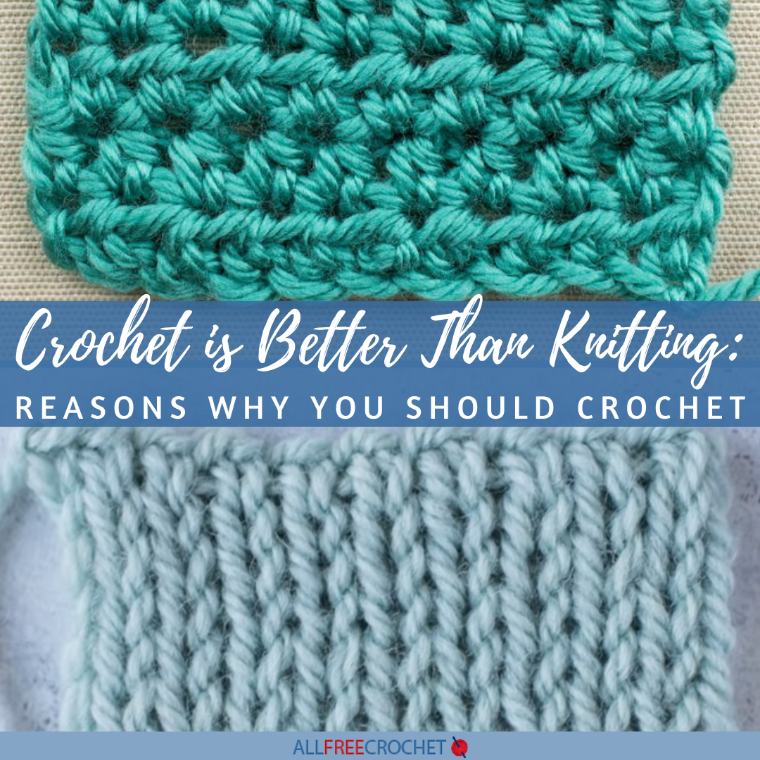 Knitting vs. Crochet - What's the difference?