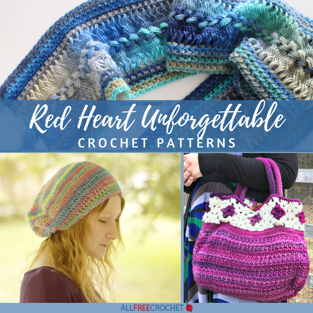 erhvervsdrivende kort Pacific 45 Red Heart Unforgettable Crochet Patterns | AllFreeCrochet.com