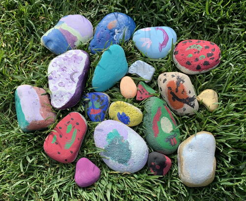 Make Your Garden Oasis More Vibrant With Painted Rocks