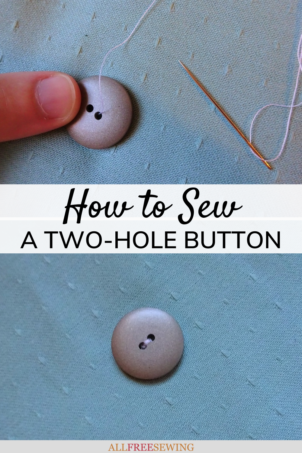 Blue Sewing Button With 4 Hole PNG Image for Free Download