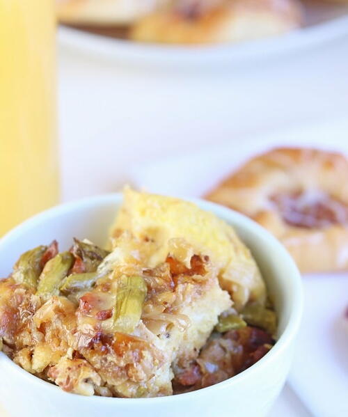 Instant Pot Bacon And Asparagus Strata