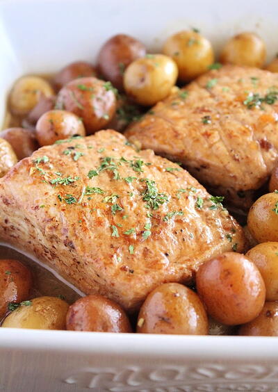 Pressure Cooker Pork Tenderloin And Potatoes