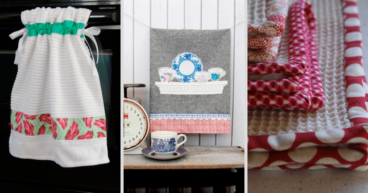 20+ Delightful Dish Towel Patterns