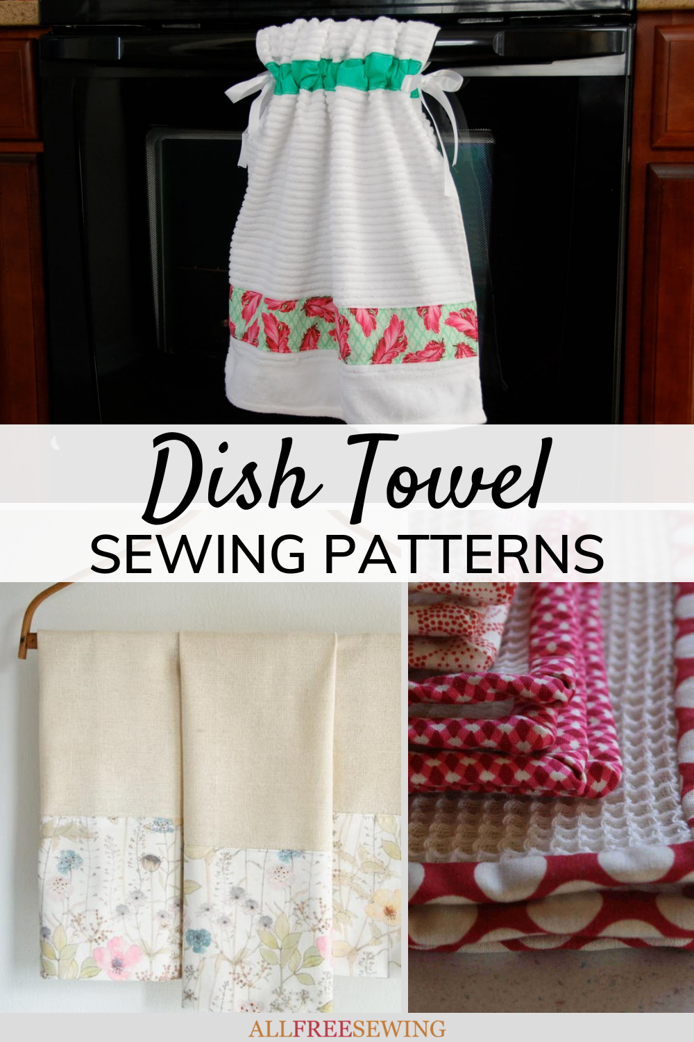 Colorful Hanging Dishtowels  Towel pattern, Kitchen towels crafts, Easy  sewing projects