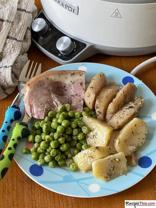 Slow Cooker Gammon Steaks