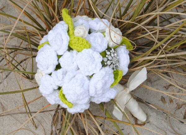 Bridal Bouquet and Boutonniere Set