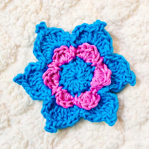 Layered Crochet Flower 