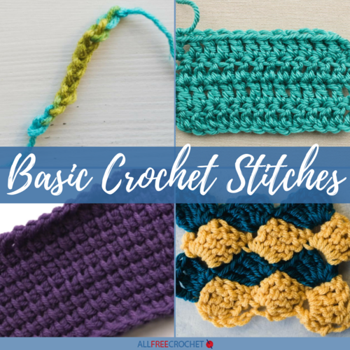 Basic Crochet Stitches: Tutorials + Online Crochet Classes (Free)