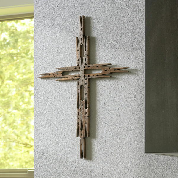 Clothespin Cross Craft