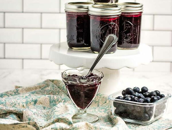 Blueberry Jam Recipe For Canning Or Freezing