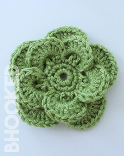 Wagon Wheel Flower Crochet Pattern