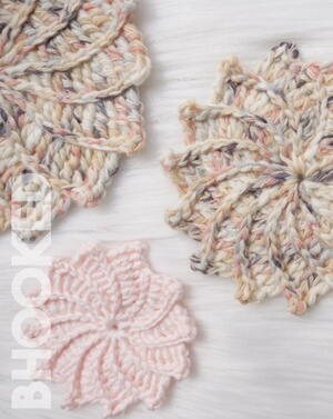 How to Crochet a Spiral Flower