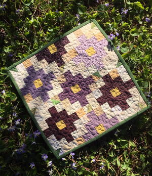 Wild Flowers Mini Quilt Pattern