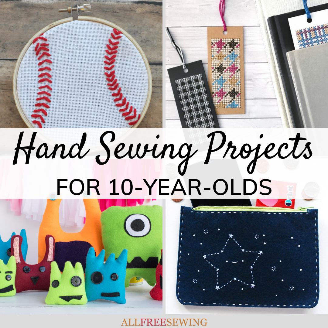 15 Quick & Easy Hand Sewing Projects – Your House & Garden  Hand sewing  projects, Sewing projects for kids, Sewing projects for beginners