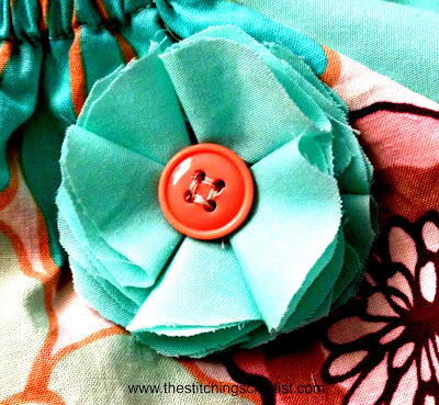 Easy Fabric Flower Tutorial