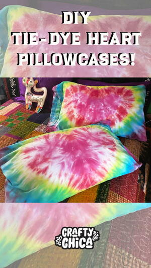 How to Tie Dye Pillowcases