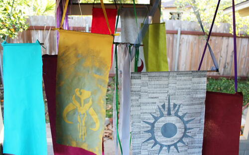 No Sew DIY Star Wars-Inspired Flags