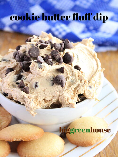 Cookie Butter Fluff Dip