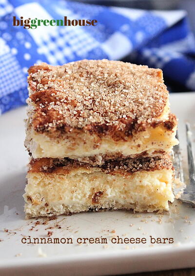 Cinnamon Cream Cheese Bars