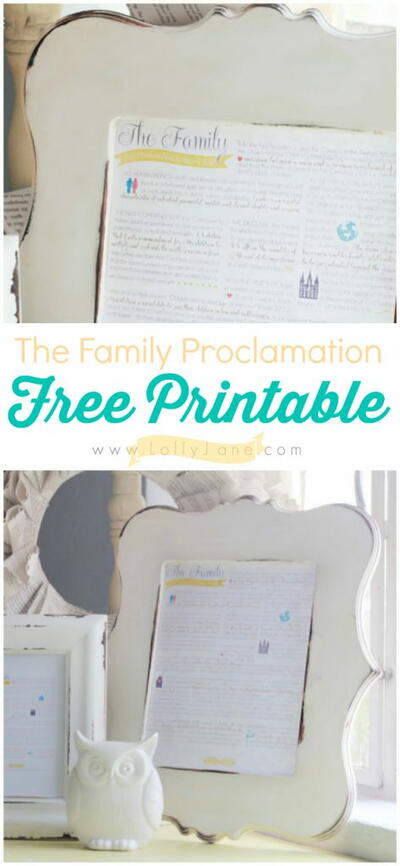 The Family Proclamation Printable