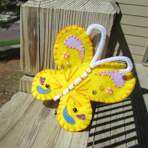 Butterfly Sewing Project for Kids 