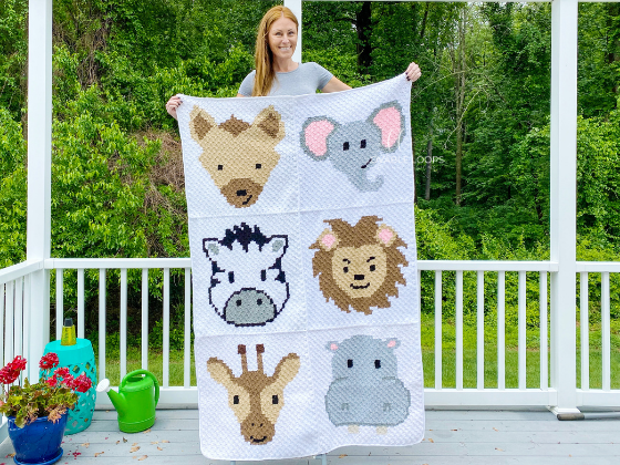 Safari Animals Blanket