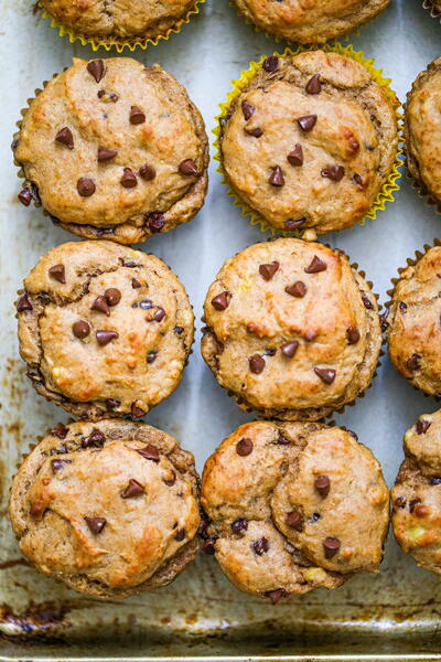 Peanut Butter Chocolate Chip Muffins